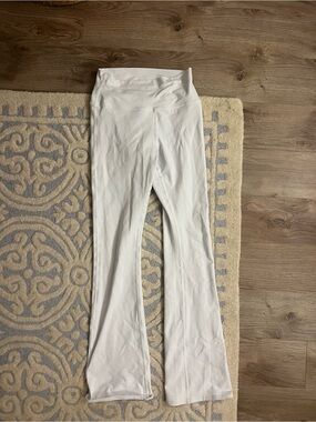 Alo white High-Waist Flare Yoga Pants